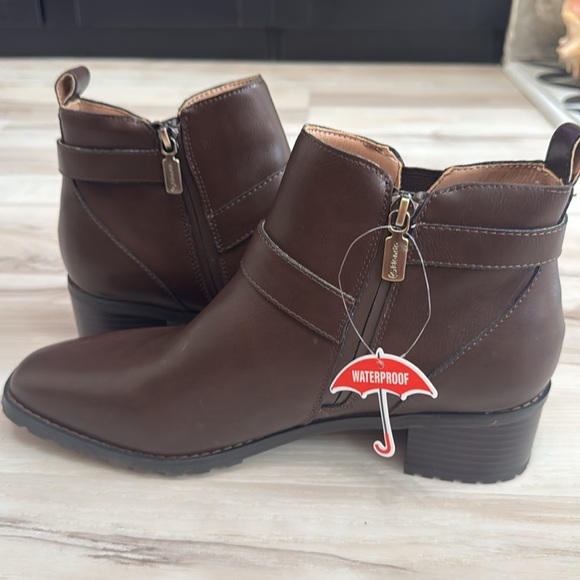 BLONDO Shantel Waterproof Ankle Boot In Java - Picture 3 of 8